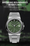 Specht&Sohne New Arrivals Blue Automatic Mechanical Watches For Men 38MM Stainless Steel Waterproof Classic Elegant Watch 50M
