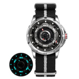 BERNY Automatic Men's Skeleton Watch 5ATM Luminous Sapphire Exhibition 3D Dial 316L Steel MIYOTA 82S0 Mechanical Watches for Men