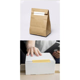 100pcs Self-Adhesive Sealing Stickers, Rectangular Matte Finish,Single-Use Paper Seal Labels for Secure Packaging and Mailing