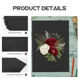 20 Sheets Black Card Paper Handmade DIY Craft Art Card Stock for Painting Origami Black A4 Paper Handmade Craft Papers
