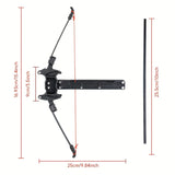 Steel Ball 18 Continuous Firing Compound Bow, Arrow Shooting Dual-purpose Folding Bow and Recurve Bow, Outdoor Shooting Sport