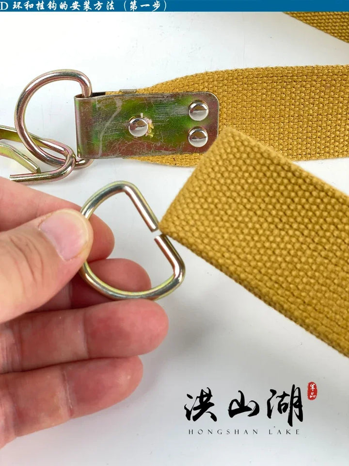 Russian AK Tactical Training Launcher Canvas Dog Strap Single Hook/double Hook/harness Retro Ginger Suitable for AK47/74