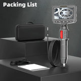 Two-Way Articulating Borescope Camera with Light: 3.9mm/6mm Industrial Endoscope Inspection Camera with Automotive Inspection