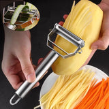 Kitchen Vegetable Peeler Stainless Steel Double-Head Melon Planer Multiple-Function Fruit Peeler Household Tool