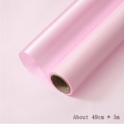 Korean Packaging Film for Flowers, Premium Waterproof Floral Wrapping Paper, Flower Shop Flower Packaging Materials