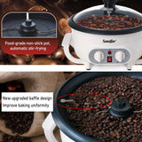 Electric Coffee Bean Roaster Coffee Baked Peanut Beans Baking Stove Popcorn Make Dryer Roasting Machine Grain Drying Sonifer