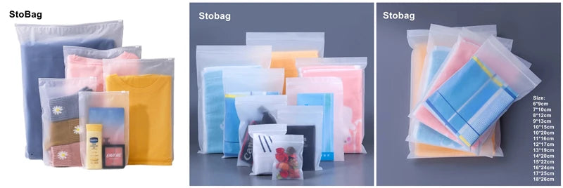 StoBag 50pcs White Cotton Paper Coffee Beans Packaging Bag with/No Valve Sealed for Powder Nuts Storage Stand Up Reusable Pouch