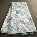 High Quality French Brocade Jacquard Lace Fabric 2026 Nigerian African Organza Lace Fabric 5 Yards for Wedding Dress Sewing