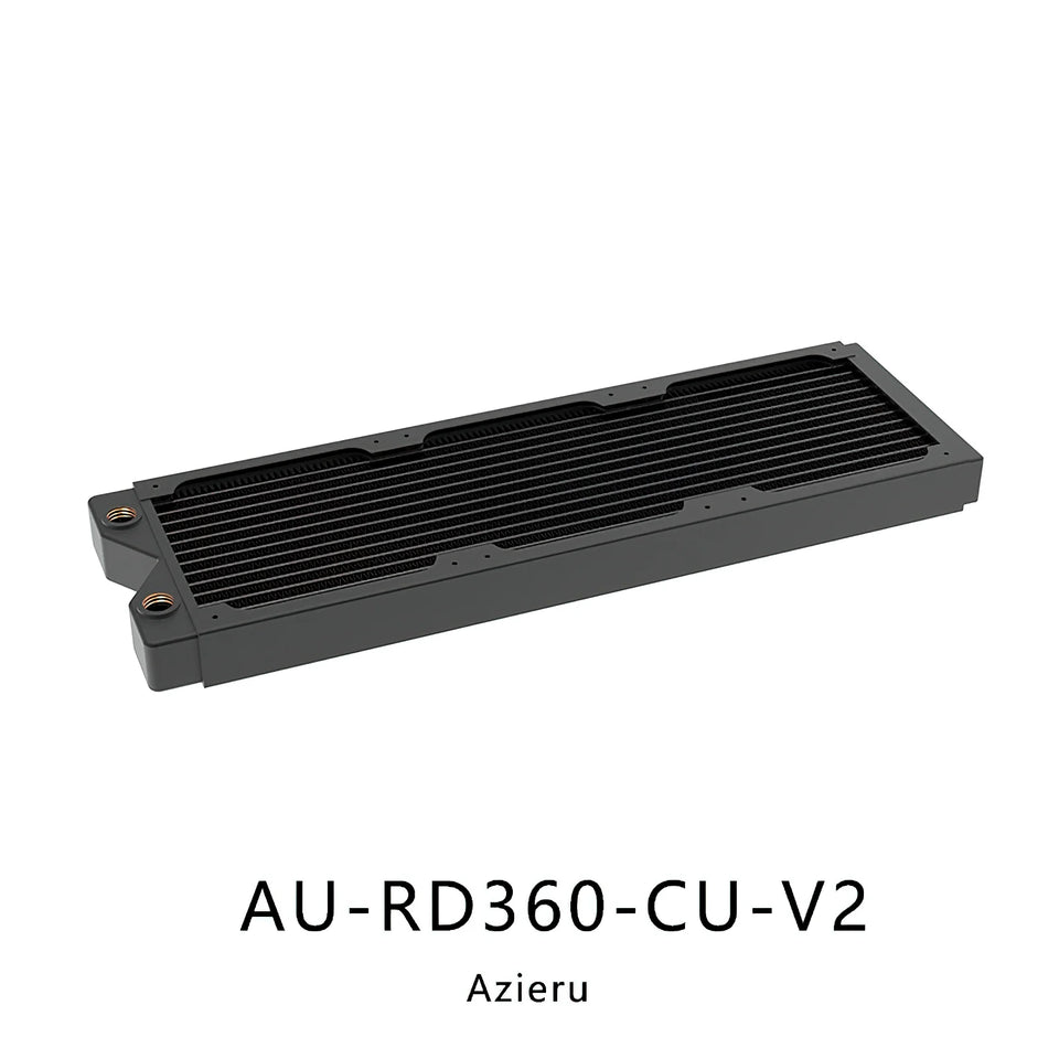 Bykski Azieru AU-RD360-CU-V2 360mm 3x120mm Copper Radiator Water Cooling