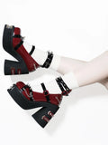 Japanese Retro Gothic Y2k Subculture Rivets Thick Heels High Heels Women's Shoes Sweet Lolita Shoes Spicy Girl