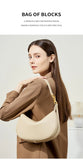 100% genuine leather women's bag designer creates luxury shoulder bag, fashionable new crossbody bag, commuting handbag