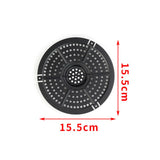 Air Fryer Accessories Non-Stick Steamer Pad Baking Inner Cooking Mat Pizza Plate Grill Steaming Racks