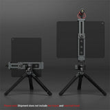 LEAPLIGHT Universal Aluminum Tablet Phone Stand Holder Clip Tripod Adjustable Bracket for Phones Ipro Tablets Tablet Holder
