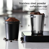 Coffee Dosing Cup 51/58mm Coffee Bean Measuring Cups 304 Stainless Steel Replacement Cafe Barista Tool for Espresso Machine