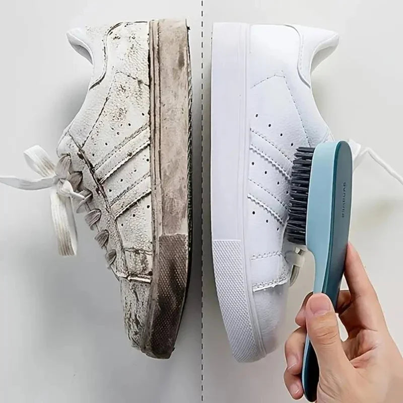 1pc Shoe Cleaning Brush Plastic Clothes Scrubbing Brush Household Cleaning Tool Multi-functional Commercial Washing Brush