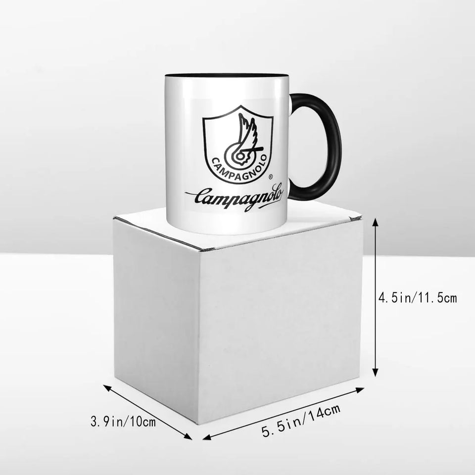 Campagnolo Vintage Italian Cycling Tour Mug Funny Ceramic Coffee Cups Tea Mugs Milk Cup Drinkware Gifts for Friends