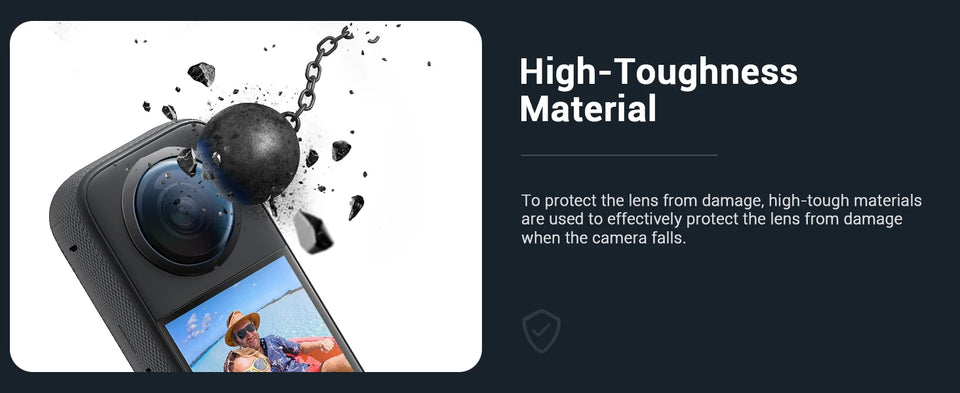 Accessories Set for Insta360 X3 X4 X5 Lens Guard Screen Protector Storage Bag Silicone Case Lens Cap Protective Frame Insta 360