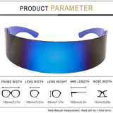 Y2K Sunglasses Future Technology Glasses