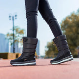 Women Snow Boots Platform Winter Boots Thick Plush Waterproof Non-slip Boots Fashion Women Winter Shoes Warm Fur Botas mujer
