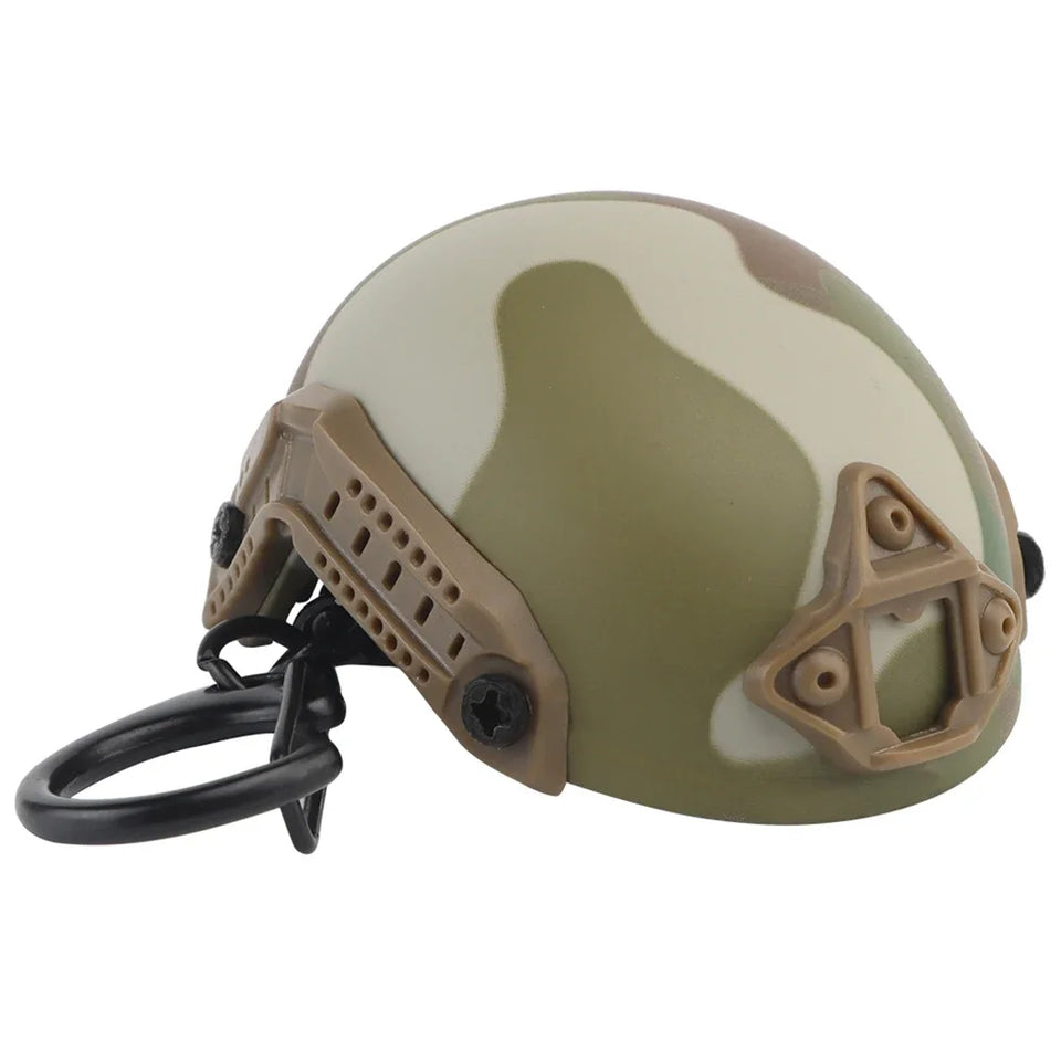 New Mini Fast Helmet Keychain Tactical Fan Accessories Beer Opener Bottle Opener Decrowner Dummy Helmet Shaped Toy Outdoor Tool