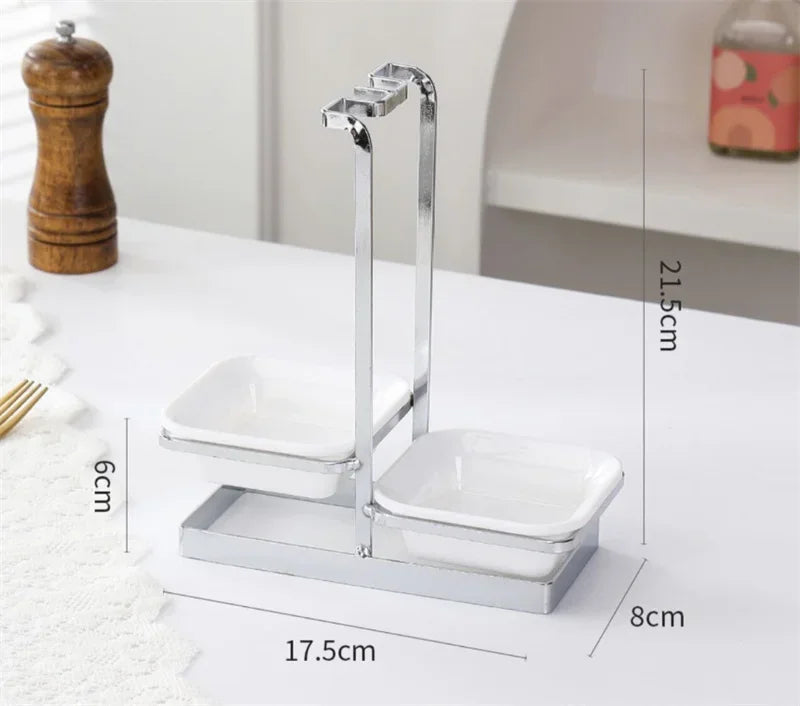 Gadget Multifunctional Portable Spoon Rest for Hotpot Restaurant Food Restaurant Utensil Household Upright Ladle Holder Kitchen