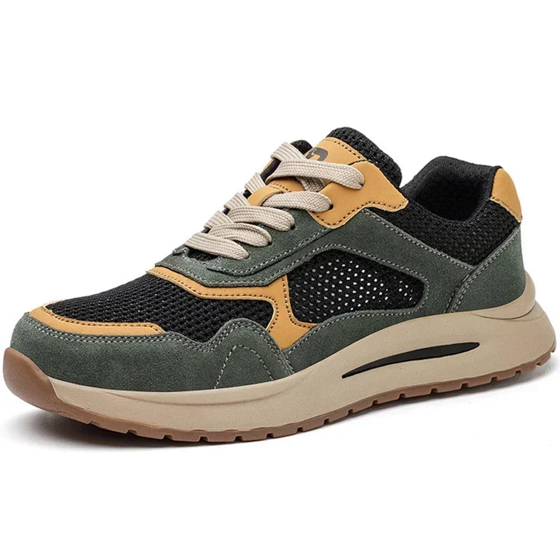 Lightweight Work Shoes Men Women Work Sneakers Boots Puncture-Proof Indestructible Shoes Breathable Steel Toe Safety Shoes Men