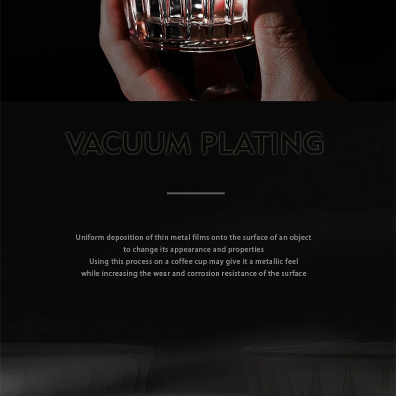 MUVNA Glass Coffee Cup 100ml 160ml 220ml 320ml Espresso Cups Coffee Accessories Anti-Scald Coffee Mugs Glass Transparent Gray
