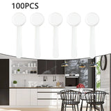 50/100pc 5g White Plastic Measuring Spoon Gram Scoop Food Baking Medicine Powder Milk  Coffee Tea Multifunctional Spoons