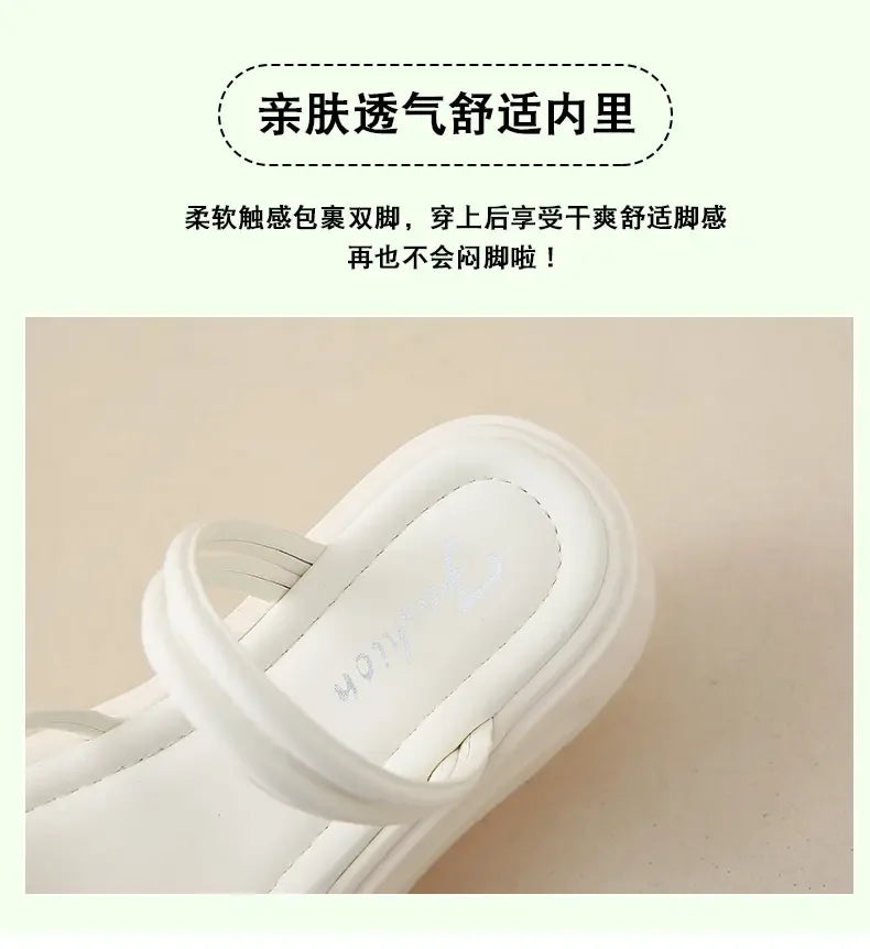2026 new summer sandals for casual wear and versatile women's sandals