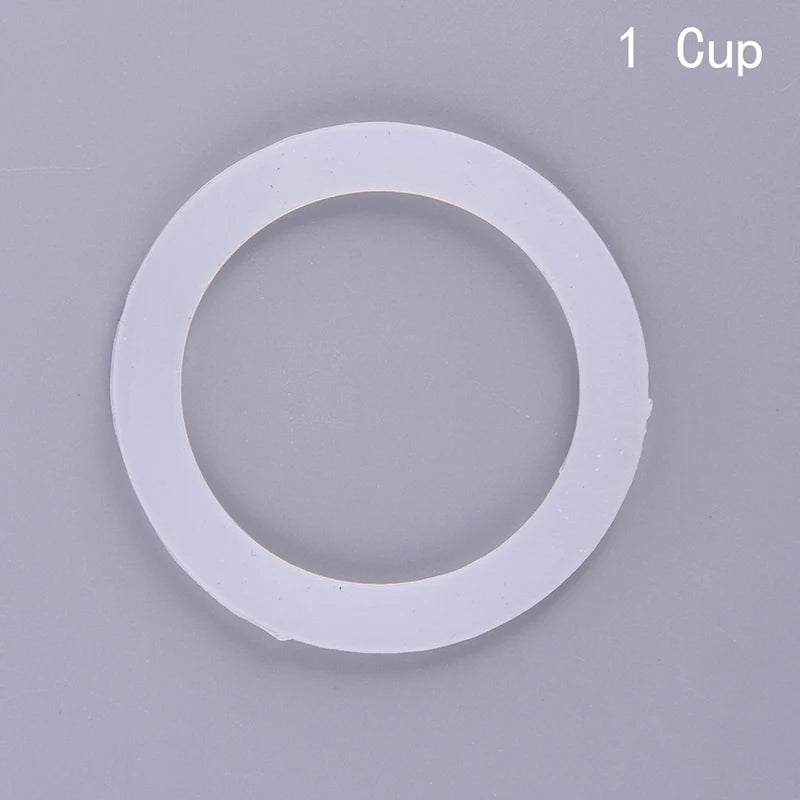 2pcs Silicone Seal Ring Flexible Washer Gasket Ring Replacenent For Cups Moka Pot Kitchen Coffee Espresso Makers Parts
