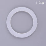 2pcs Silicone Seal Ring Flexible Washer Gasket Ring Replacenent For Cups Moka Pot Kitchen Coffee Espresso Makers Parts
