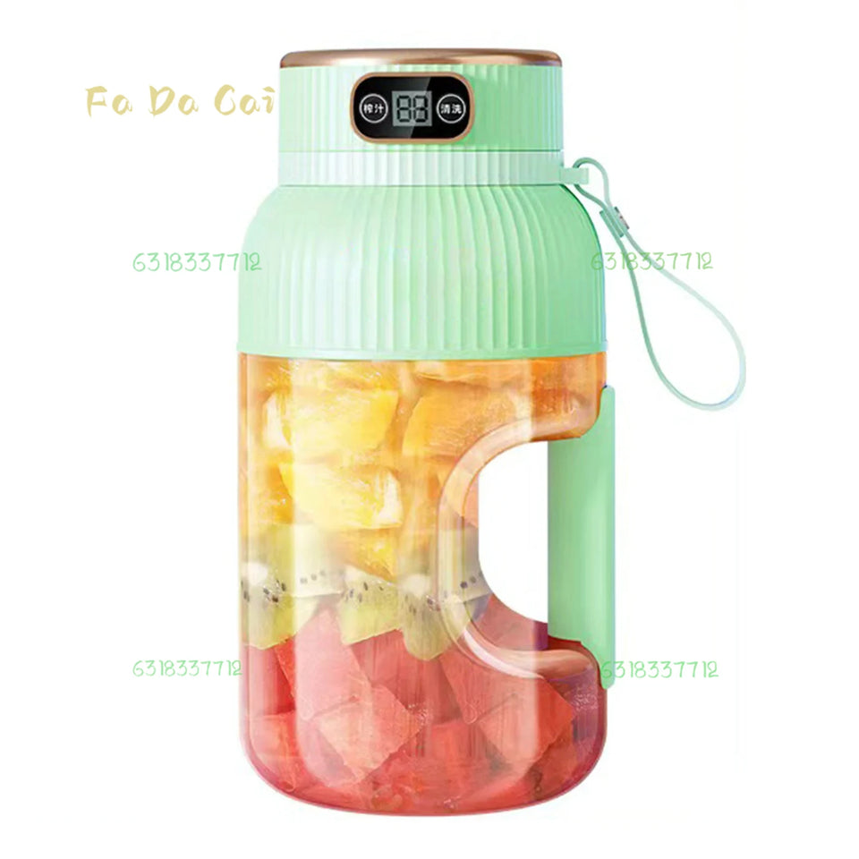 Fruit Juicer Cup Portable Electric Fruit Mixer Stirrng Cup Large Capacity Smoothie Quick Making Bottle Suitable Juice Production
