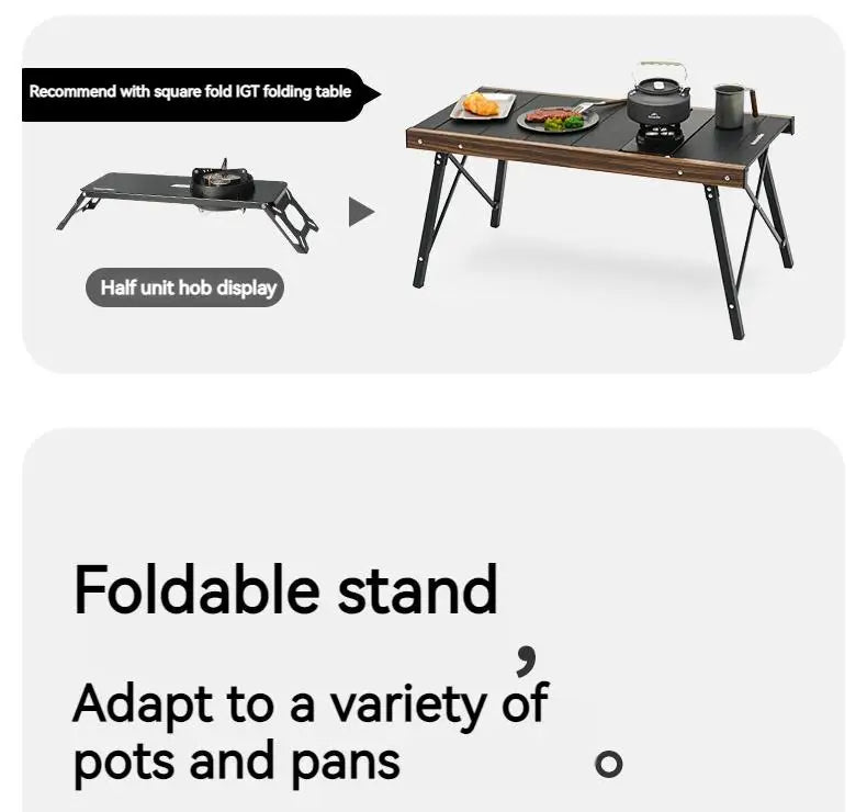 Naturehike Outdoor Folding Table Folding IGT Table Accessories Multifunctional Portable Picnic Only Accessories Stove Bracket