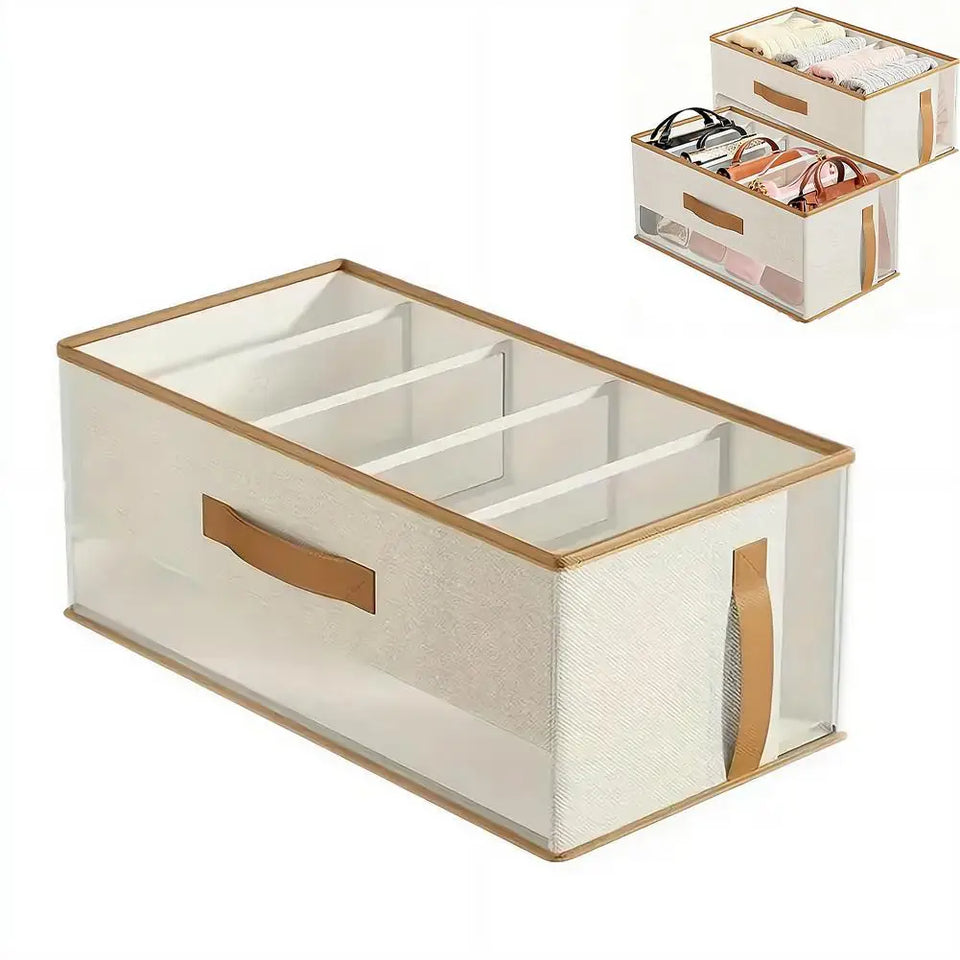 Organizer Box for Storage in The Closet Underwear Drawers Storage Bedroom Cabinet Socks Bra Storage Pants Organizer