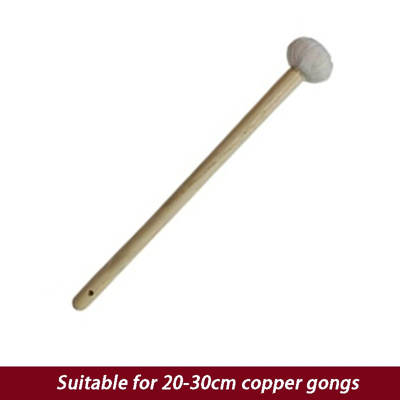 Professional Gong Hammer Handmade Gongs Hammer Percussion Musical Instrument Accessories Copper Gong Specific Wooden Mallet