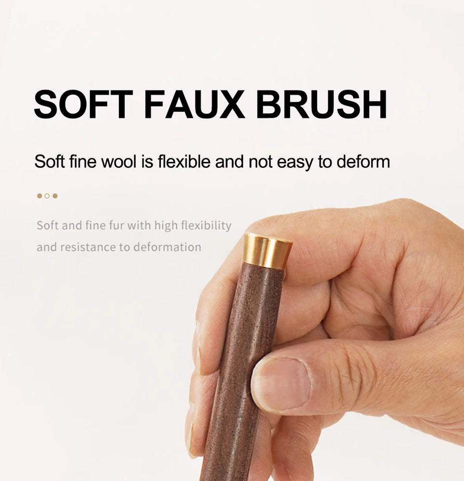 Coffee Grinder Cleaning Brush Wooden Handle Espresso Brush Dusting Coffee Powder Brush Home Kitchen Tool Coffee Accessories