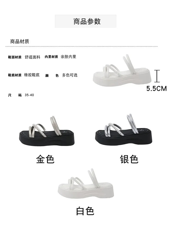 2026 new summer sandals for casual wear and versatile women's sandals
