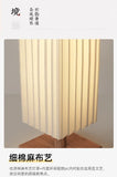Modern Fabric Led Floor Lights for Living Room Sofa Side Decorative Wood Standing Lamps Light Bedroom Bedside Light Home Decor