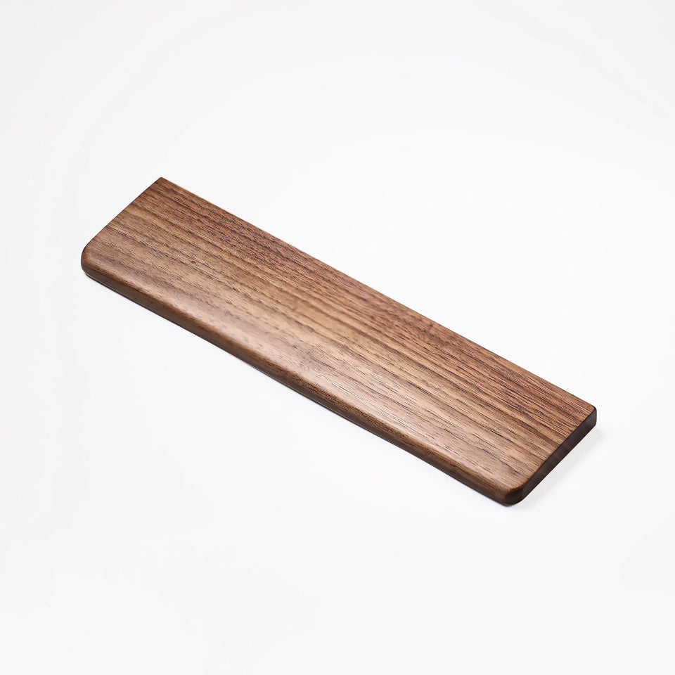 CHOSFOX Wooden Keyboard Wrist Rest Walnut Mouse Pad Solid Mouse Pad Wrist Support Anti-Slip Base Mechanical Keyboard Wrist Rest