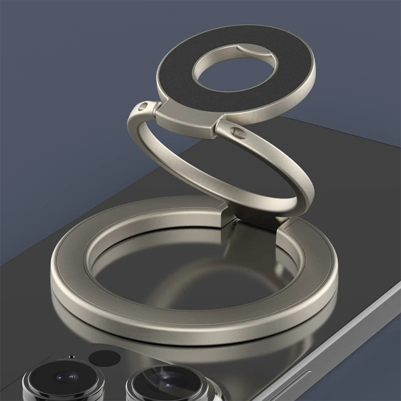 2025 New Double Sided Magnetic Phone Stand for Magsafe Strong Magnet Folding Holder Desktop Bracket for iPhone 17 16 15 Pro/Plus