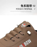 Retro Leather Shoes for Men Summer 2025 New Outdoor Lightweight Men's Loafers British Peas Shoes Men's Moccasins Tenis Masculino