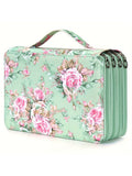 200 hole portable canvas pencil case, pencil stationery shockproof storage bag, large capacity stationery box