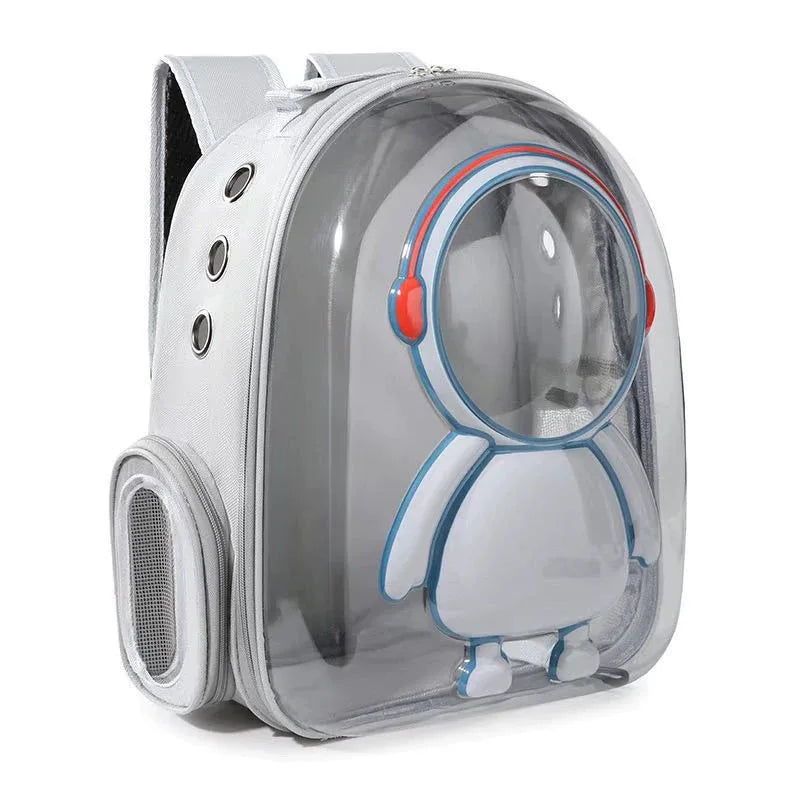 Multiple Breathable Holes for Smooth Breathing Pet Capsule Cat Dog Bag Portable Backpack Breathable Travel Bellows Pet Backpack