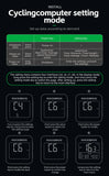 ROCKBROS Bike Computer GPS Speedometer Road Bike MTB IPX6 Waterproof Wireless Stopwatch Cycling Odometer Bicycle Accessories