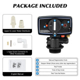 110V 12Day Time Clock Control Valve,5600 Timer Replacement Softener Valve for Water Filter Softener,3W Timer Valve Backwash Head