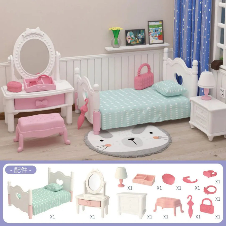mini supermarket shopping games dollhouse furniture accessories Intellectual education toys for kid family interaction toys