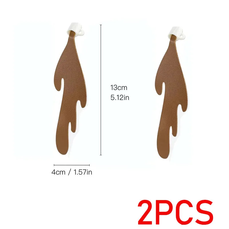 Funny Bookmark Spilled Coffee Bookmark Corner Marker Gift for Kid Students Reading Bookmarks