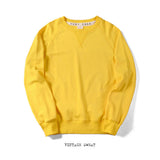Retro Olive Green Heavy Terry Pullover Sweatshirt Trendy Brand Solid Color Long Sleeve Cotton Men's Loose Retro Trend