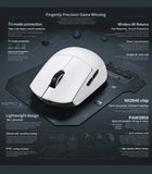 New Darmoshark M5 Pro Wireless Mouse PAW3950 8K Bluetooth Tri-Mode Connection Gaming Macro Mouse 30000DPI N52840 38g Lightweight