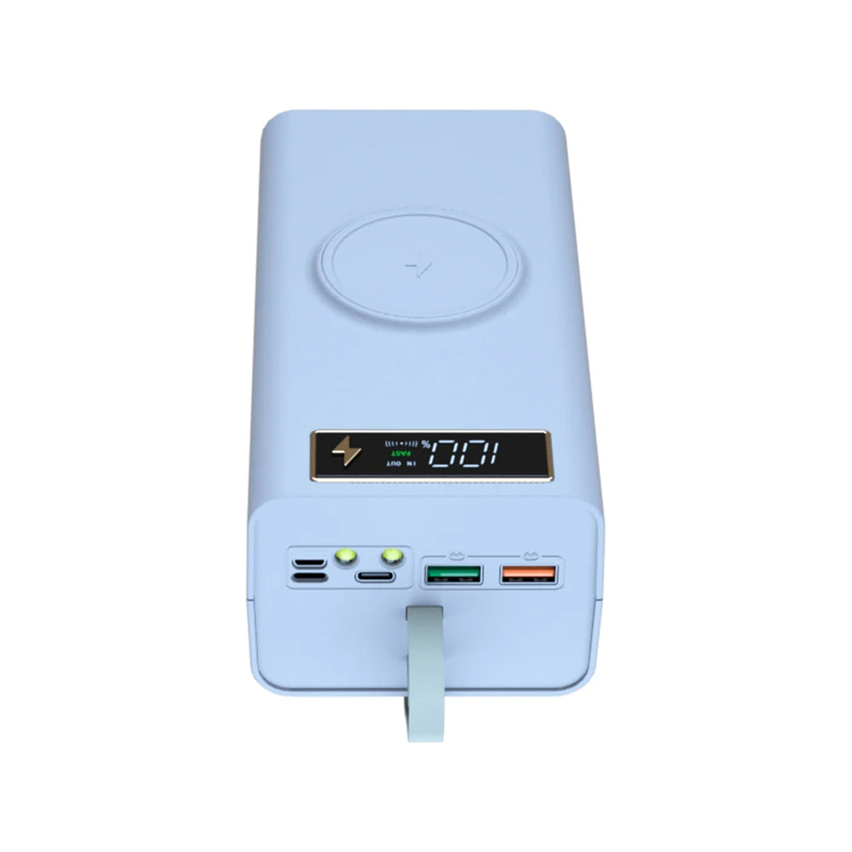 DIY Shell Case 18650 Battery Storage Box Holder USB 21*18650 Power Bank Battery Box Support Quick & Wireless Charger